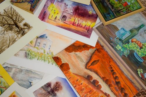 Naumburger Unikat, Malerein Anita Wolff malt Naumburger Motive